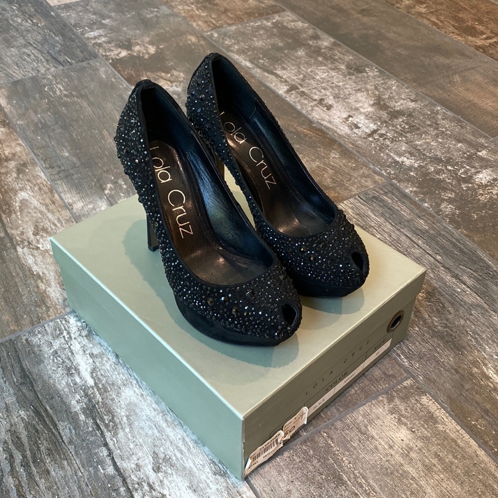 Lola Cruz evening shoes. Sz 38